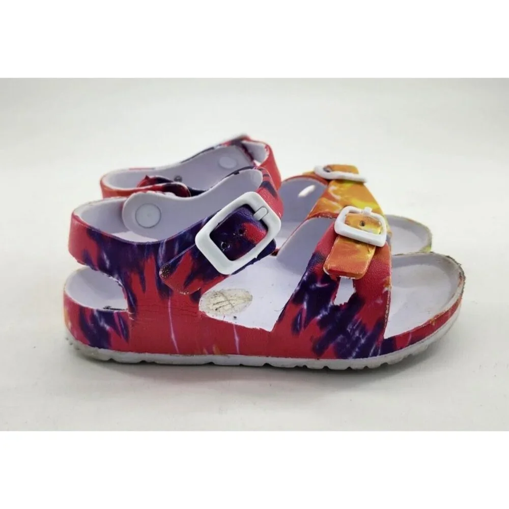 Tommy Bahama‎ Girls Tie Dye Strappy Open Toe Water Sandals Kids Size 9/10